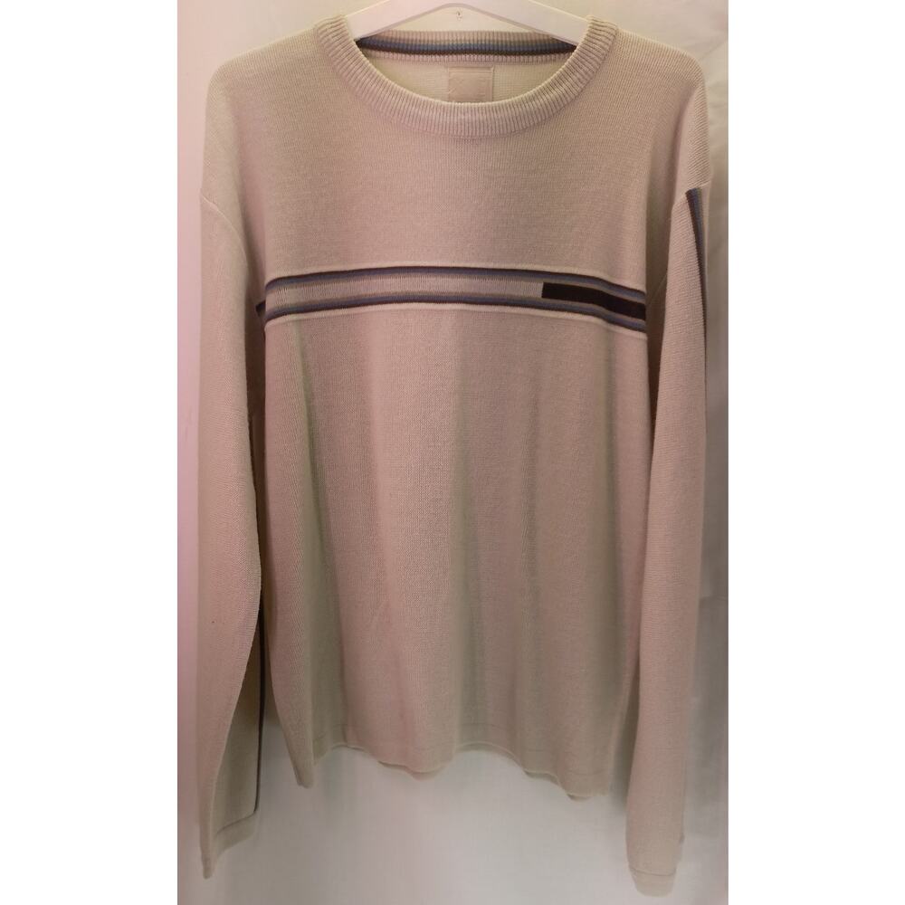 Men's Vintage 90s Y2K Striped Sweater "Extreme Exg" Pullover XL - Picture 5 of 7
